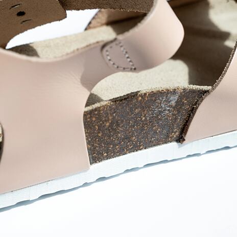 Sandales anatomiques en liège pour femmes Jindra, rose - 2ème qualité