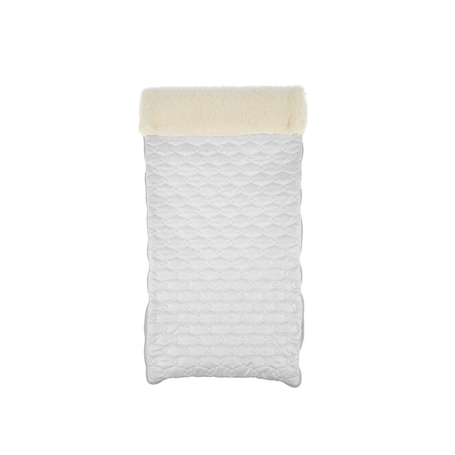 Dětský fusak s Merino vlnou světle šedá