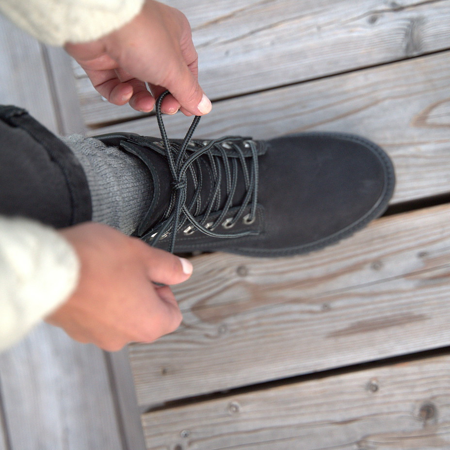 Dámské kožené farmářky Woolee černá