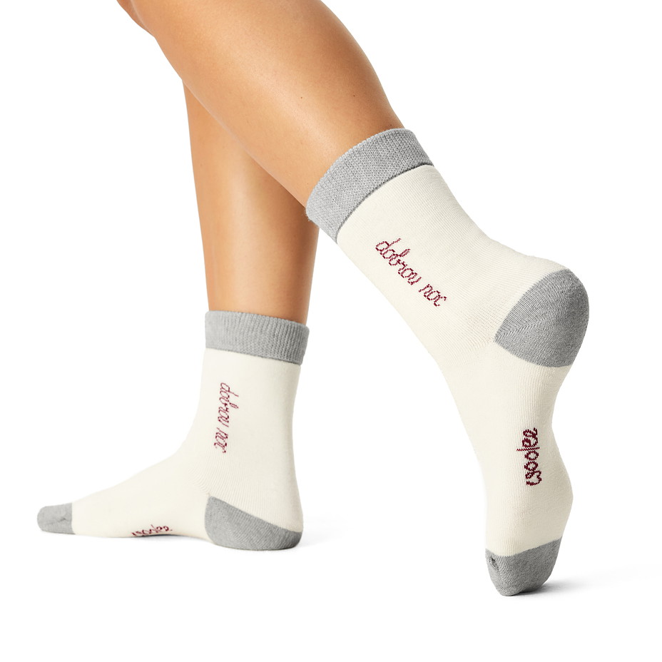 2 páry ponožek s Merino vlnou počítání oveček