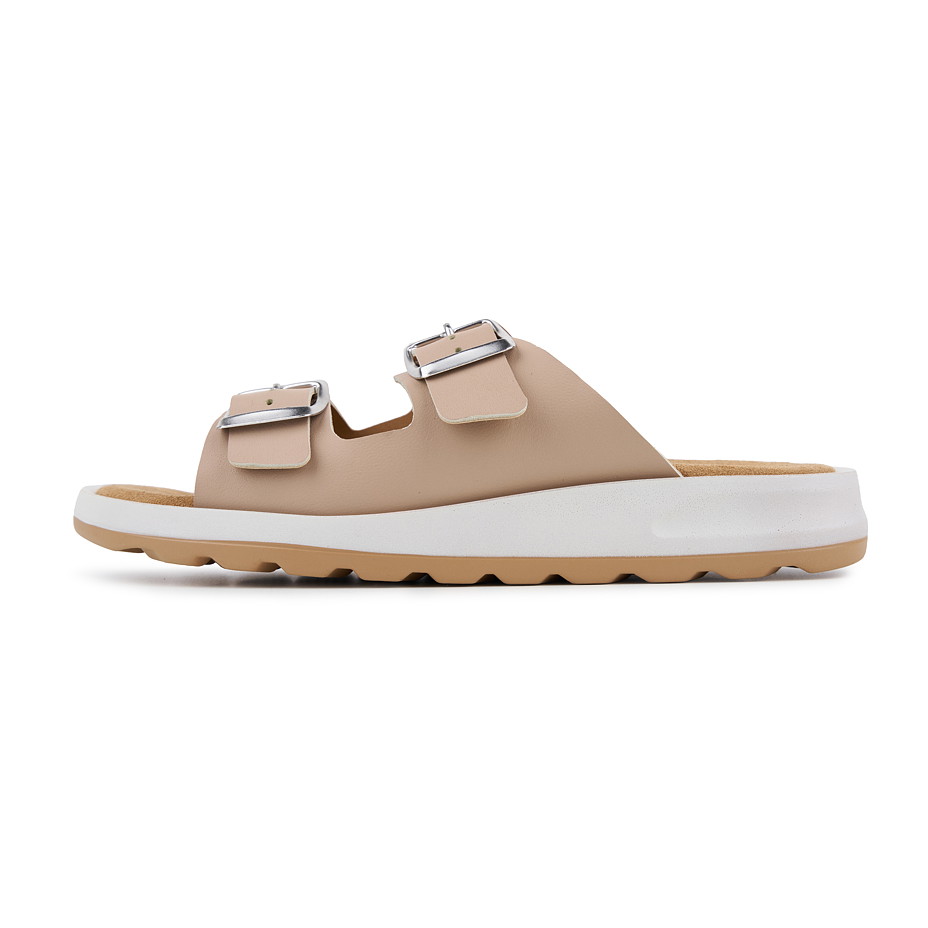Women's leather slippers Lydia, brown