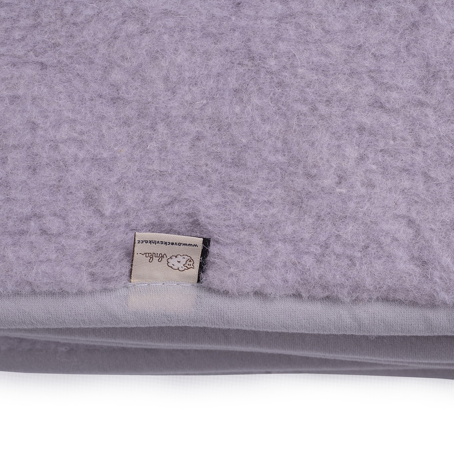 Gyapjú takaró - ezüst színű - egyrétegű