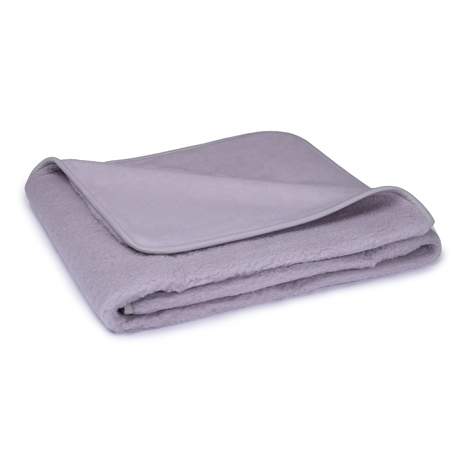 Gyapjú takaró - ezüst színű - egyrétegű