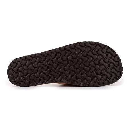 Men's “Tom“ Leather Slippers with Wool Lining