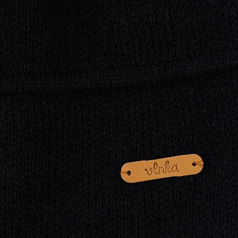 Vlnka Wool Beanie V10 Black