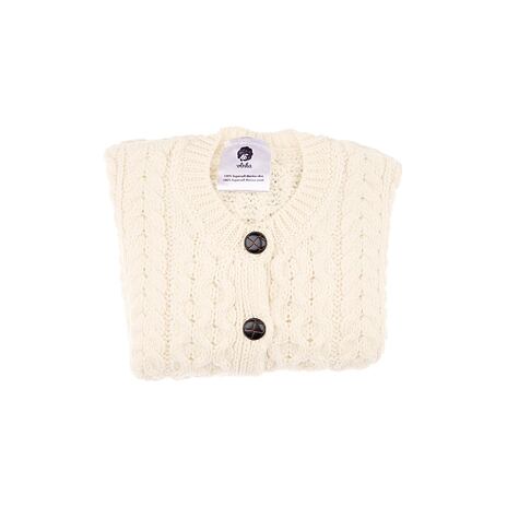 Pull en laine tricotée pour enfants S15 naturel