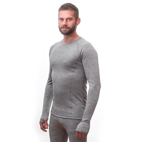 Pánske funkčné tričko Sensor Merino Bold cool gray