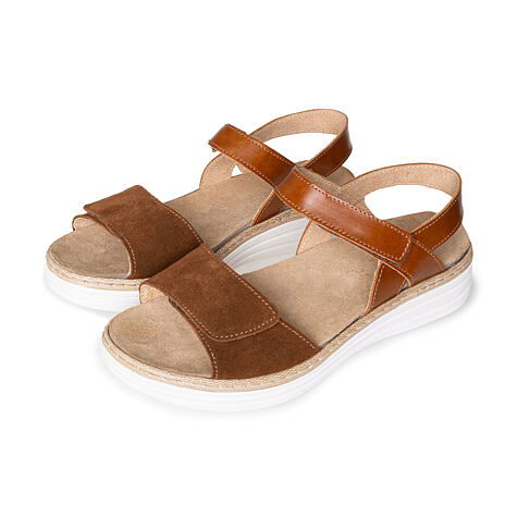 Women’s “Veronika“ Leather Sandals Brown