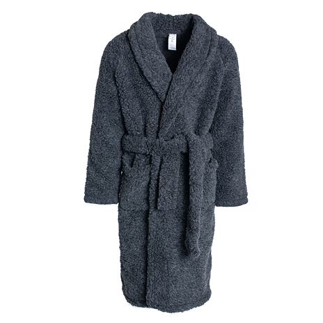 Wool Bathrobe Grey