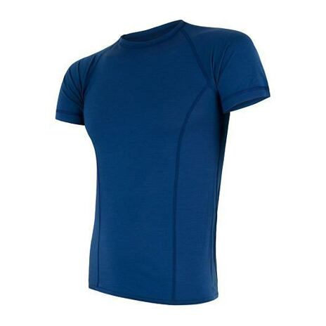 Heren functioneel T-shirt Sensor Merino Air blauw