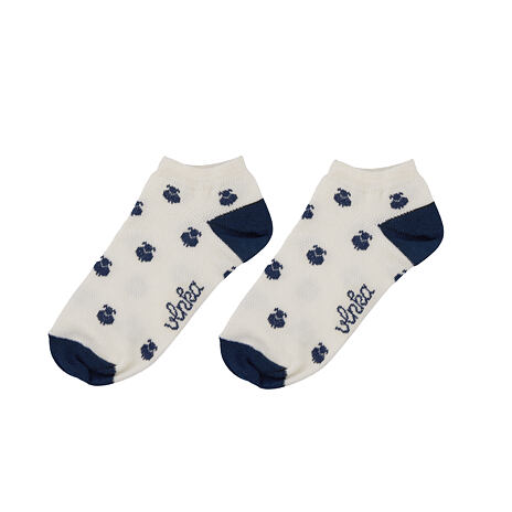 Chaussettes d’été Merino mouton bas bleu