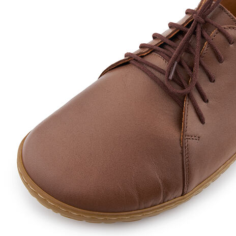 Chaussures barefoot en cuir pour hommes Oleg marron