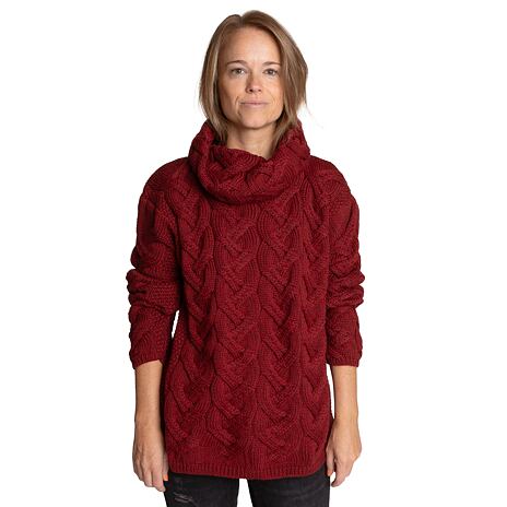 Wollpullover für Damen Vlnka S03 rot