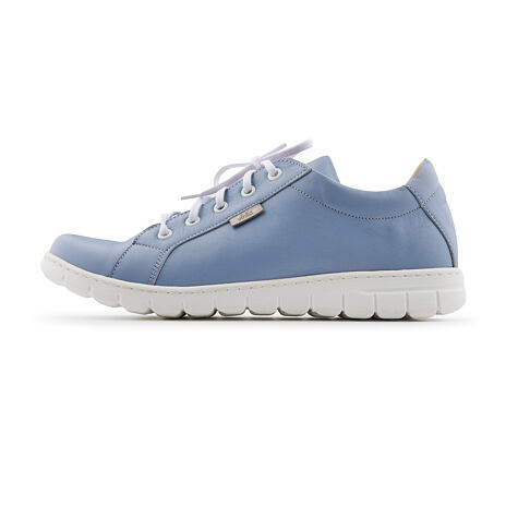 Tennis en cuir Nina pour femme bleues