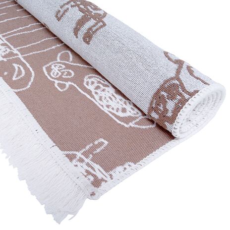 Tapis en coton pour enfants Vlnka