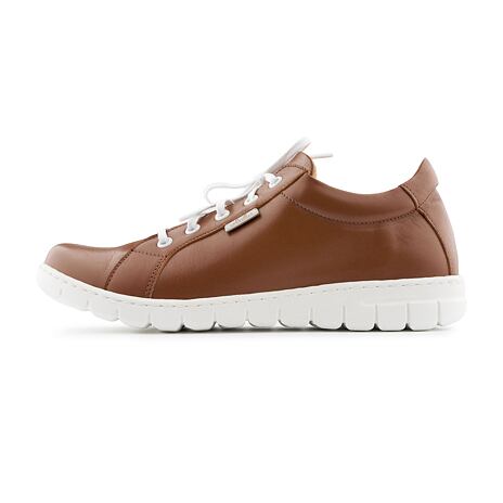 Tennis en cuir Nina pour femme marron