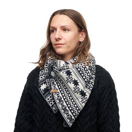 Vlnka Wool Scarf in Nordic Design B09 Blue