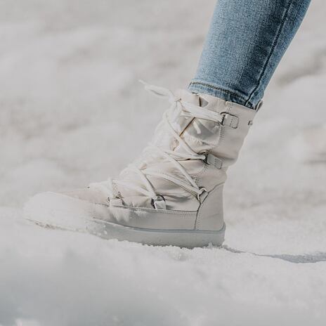 Damen barefoot Schneestiefel Be Lenka Snowfox weiß