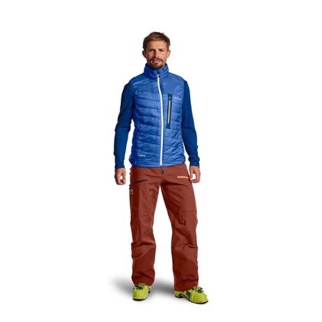 Gilet pour hommes Piz Cartas Ortovox Petrol Blue