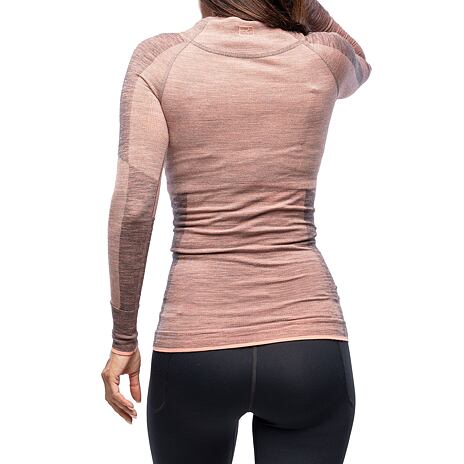 Damen-T-Shirt Merino 230 Competition long sleeve Ortovox bloom