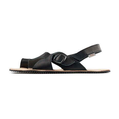 Barefoot leather sandals Tony black