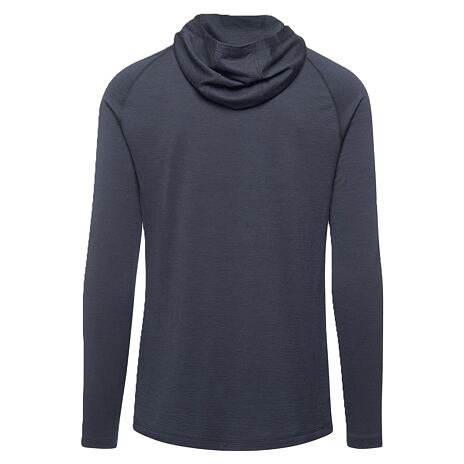 Felpa da uomo con cappuccio Merino AERO Thermowave grigia