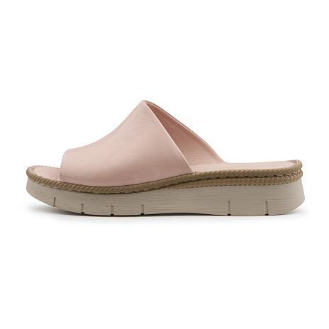 Damen Leder-Flip Flops Brigita rosa