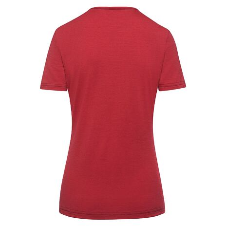 T-shirt pour femme Merino Life Van Life Thermowave, rouge