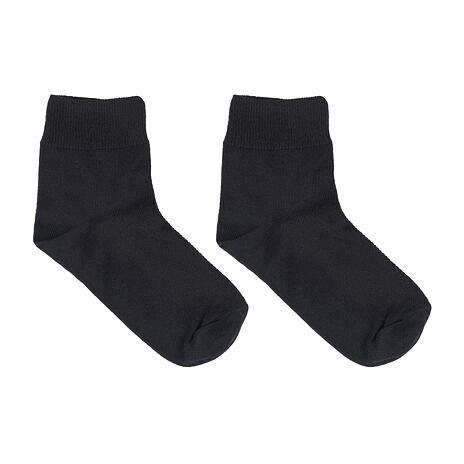 Chaussettes en coton antibactérien avec argent, noir