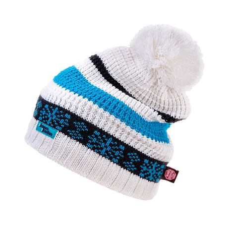 Knitted Merino Beanie KAMA KW04 Gore-Windstopper - Cyan