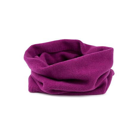 Wool Neck Warmer Supersoft Merino with Cashmere Komin Purple