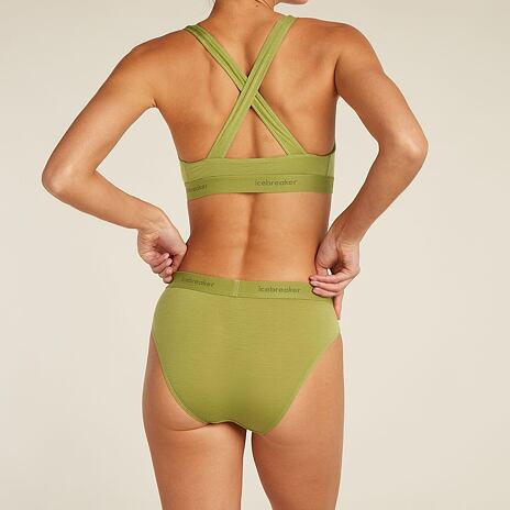 Kalhotky Merino 125 Cool-Lite Sprite Hipster Icebreaker Olive