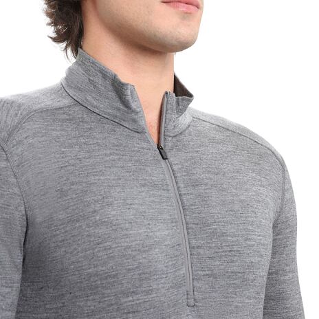 Pánské tričko Merino 200 Oasis LS Half Zip Icebreaker Gritstone