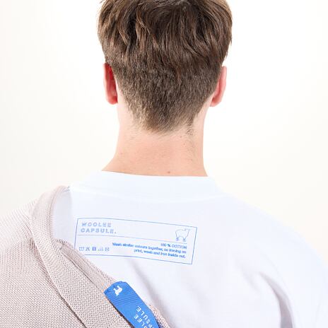 Shirt aus Bio-Baumwolle Woolee Capsule weiß
