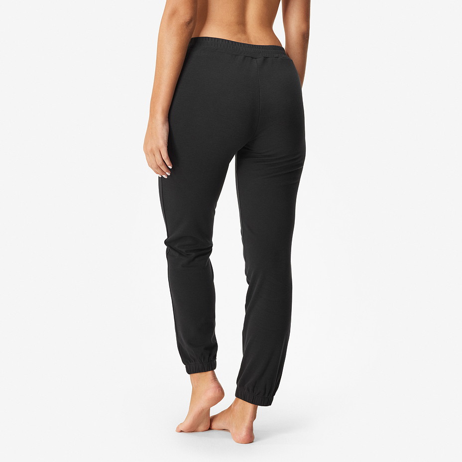 Dámské tepláky s Merino vlnou na gumu černá