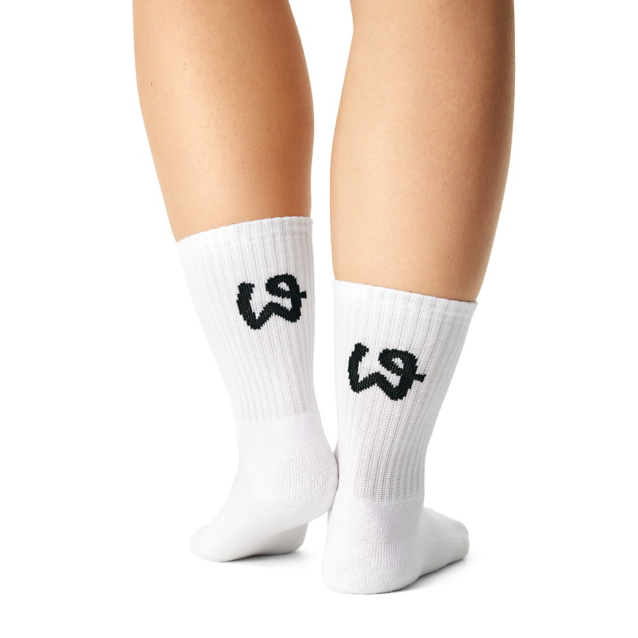 3 páry bavlněných ponožek s měkkým došlapem bílá