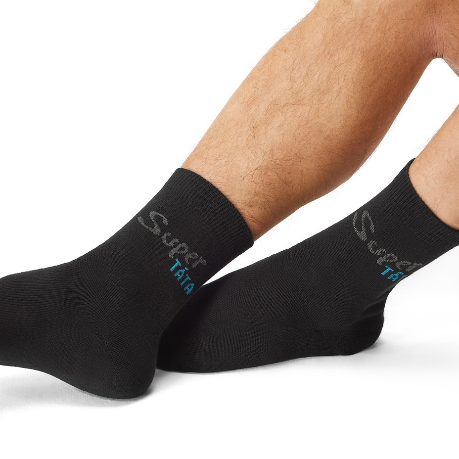 Dárkové bavlněné ponožky Super táta