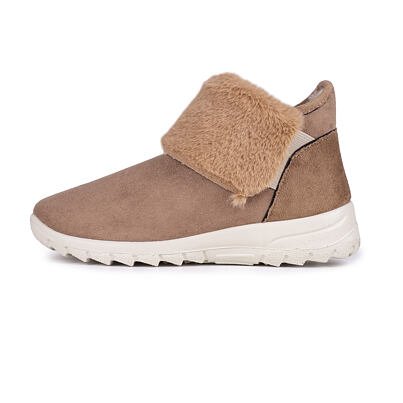Women's "Bára" Winter Ankle boots with Wool Lining - Light Brown