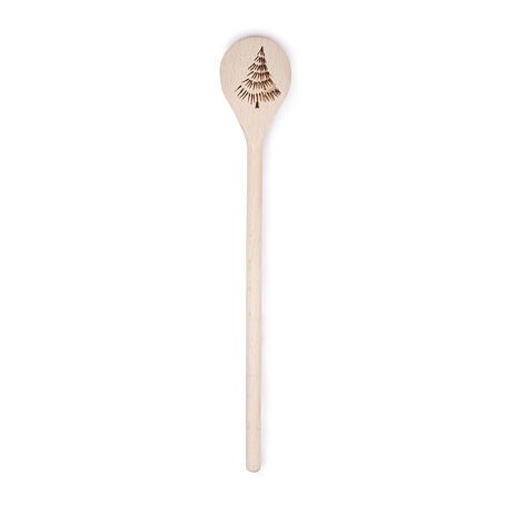 Round wooden spoon - Fir