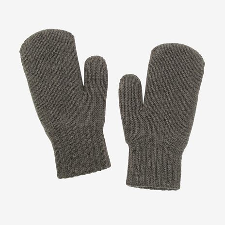 Kids’ Wool Mittens with Cashmere Grey