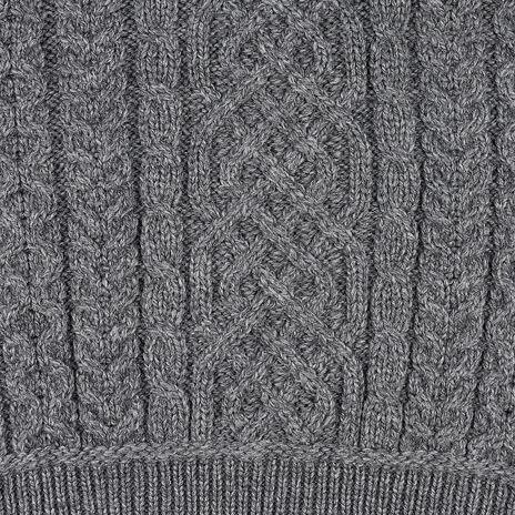 Vlnka Men's Wool Sweater S11 Dark Grey