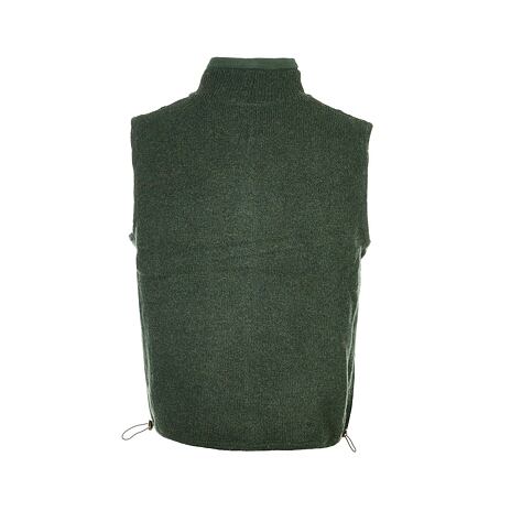 Gilet en laine pour hommes vert