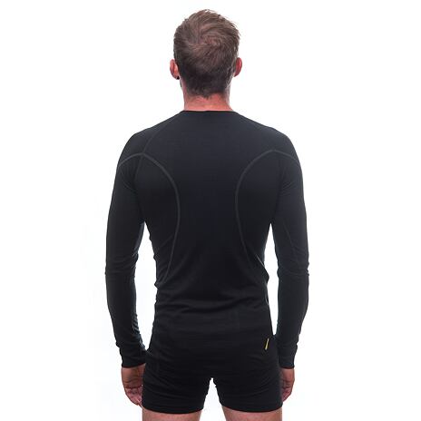 Funktionsshirt für Herren Sensor Merino Active schwarz