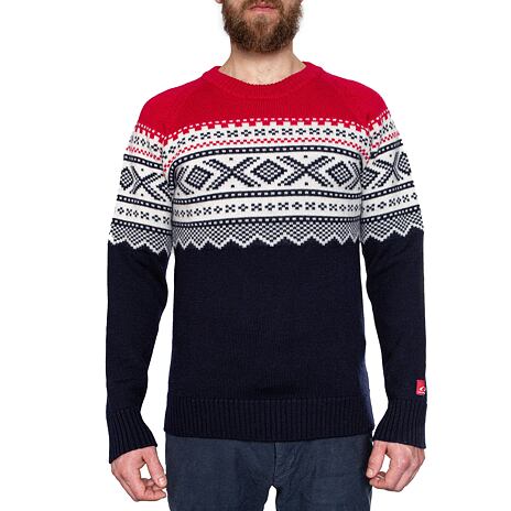 Pull à col rond hommes Ulvang Marius Roundneck rouge