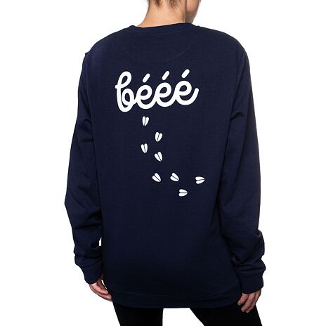 Sweat-shirt en coton Woolville blue foncé