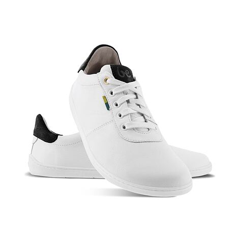 Scarpe Barefoot in pelle Be Lenka Royale bianco/nero