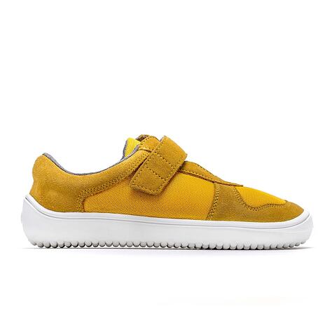 Dětské kožené barefoot tenisky Be Lenka Joy žlutá