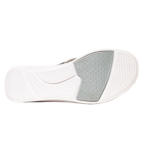 Ledersandalen für Damen "Darina" silber