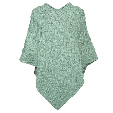 Vlnka Wool Poncho Turquoise