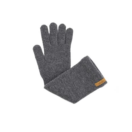 Gants longs Vlnka R04 en laine avec cachemire gris